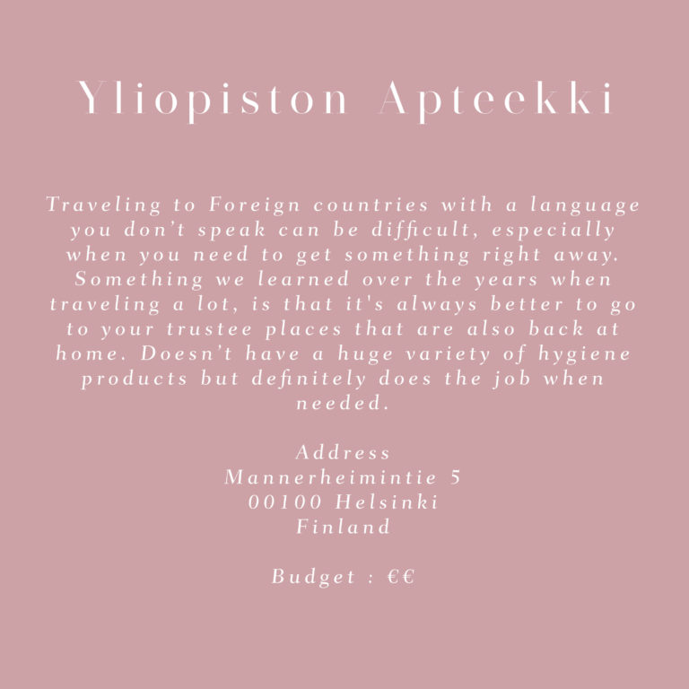 yliopiston apteeki helsinki